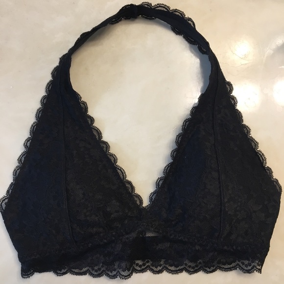 hollister red bralette